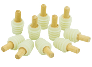 Woodturning Project Kit for Silicone Bottle Stoppers - 10 Piece