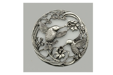 Filigree Bowl Lid - Hummingbird