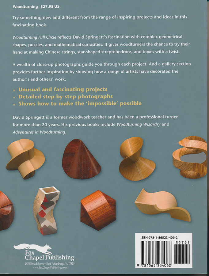 Woodturning Full Circle by David Springett - Book