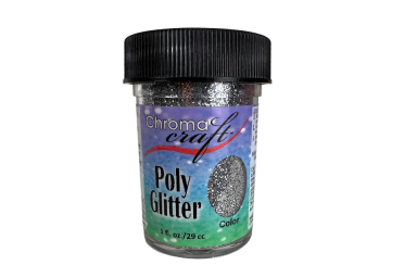 CC Poly Glitter - Silver