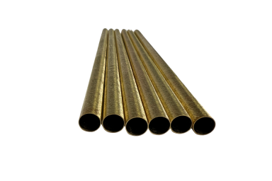 10mm x 10" Brass Tubes - Pack of 6