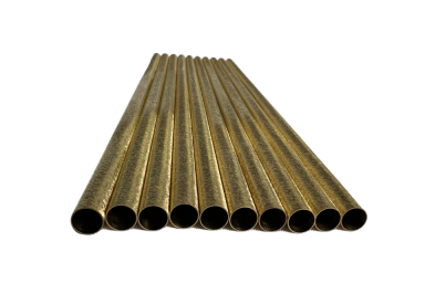 7mm x 10" Brass Tubes - Pack of 10