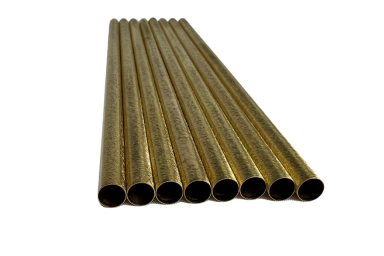 8mm x 10" Brass Tubes - Pack of 8