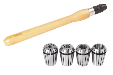 Robust ER25 Collet Set w/16" Maple Handle